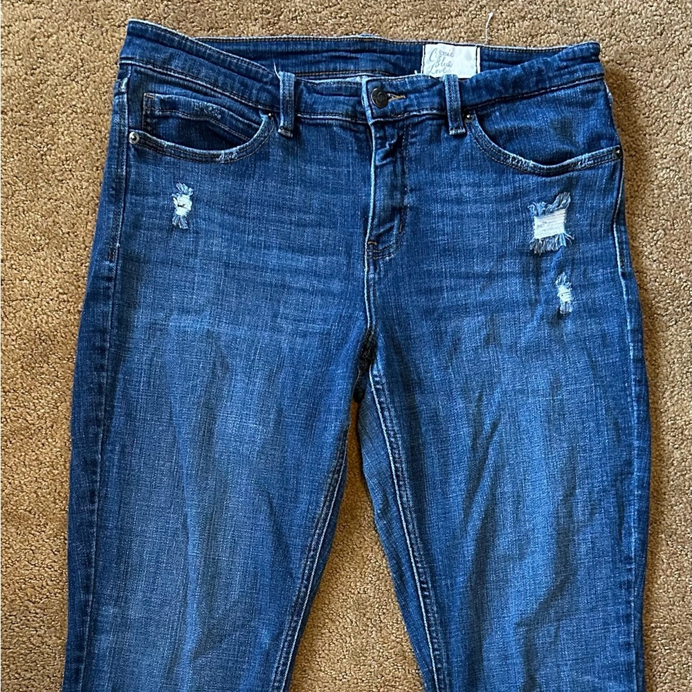 Cosmic Blue Love Jeans
Size 31 Women’s